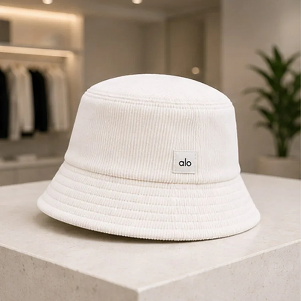 ALO Yoga Black Studio Bucket Hat Sporty